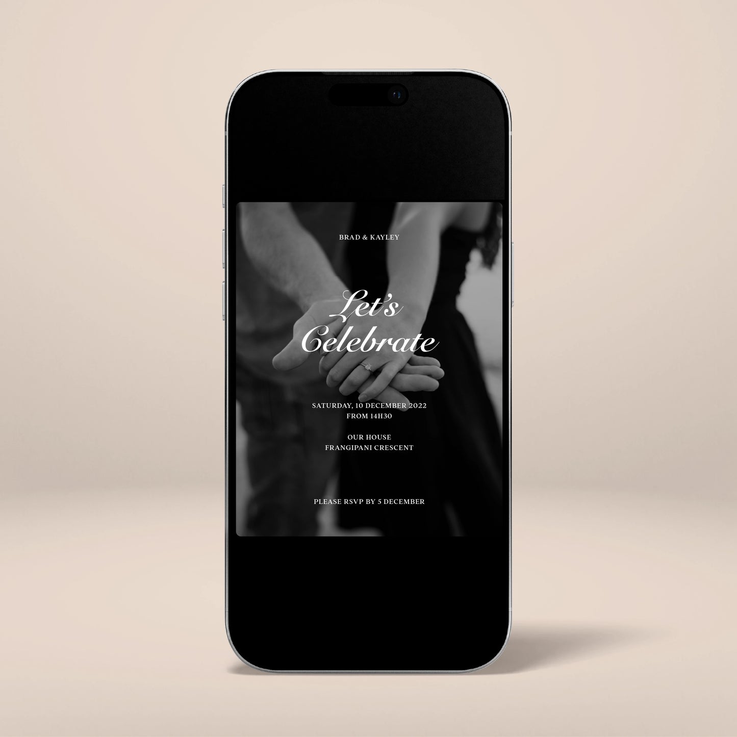 Engagement Party Digital Invitation - Solae