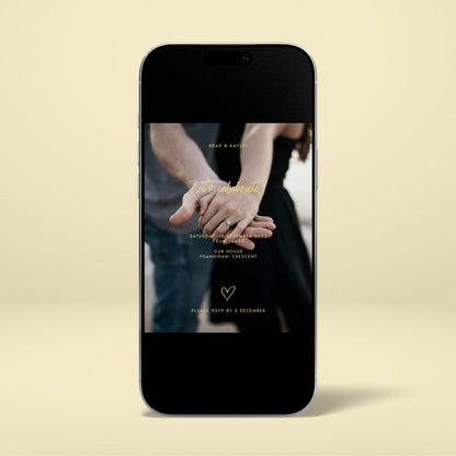 Engagement Party Digital Invitation - Limoncello