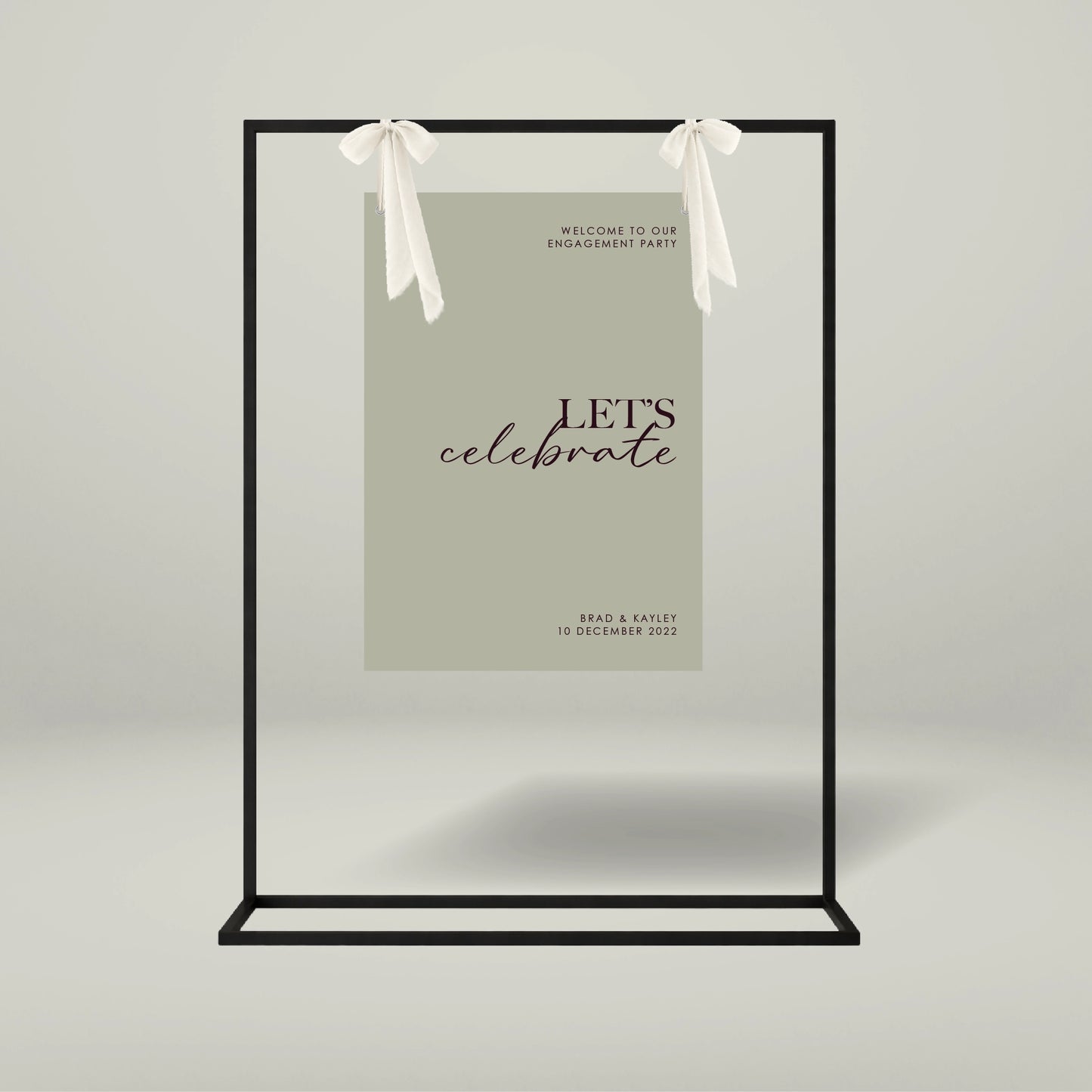 Engagement Party Welcome Sign - Forever