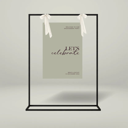 Engagement Party Welcome Sign - Forever