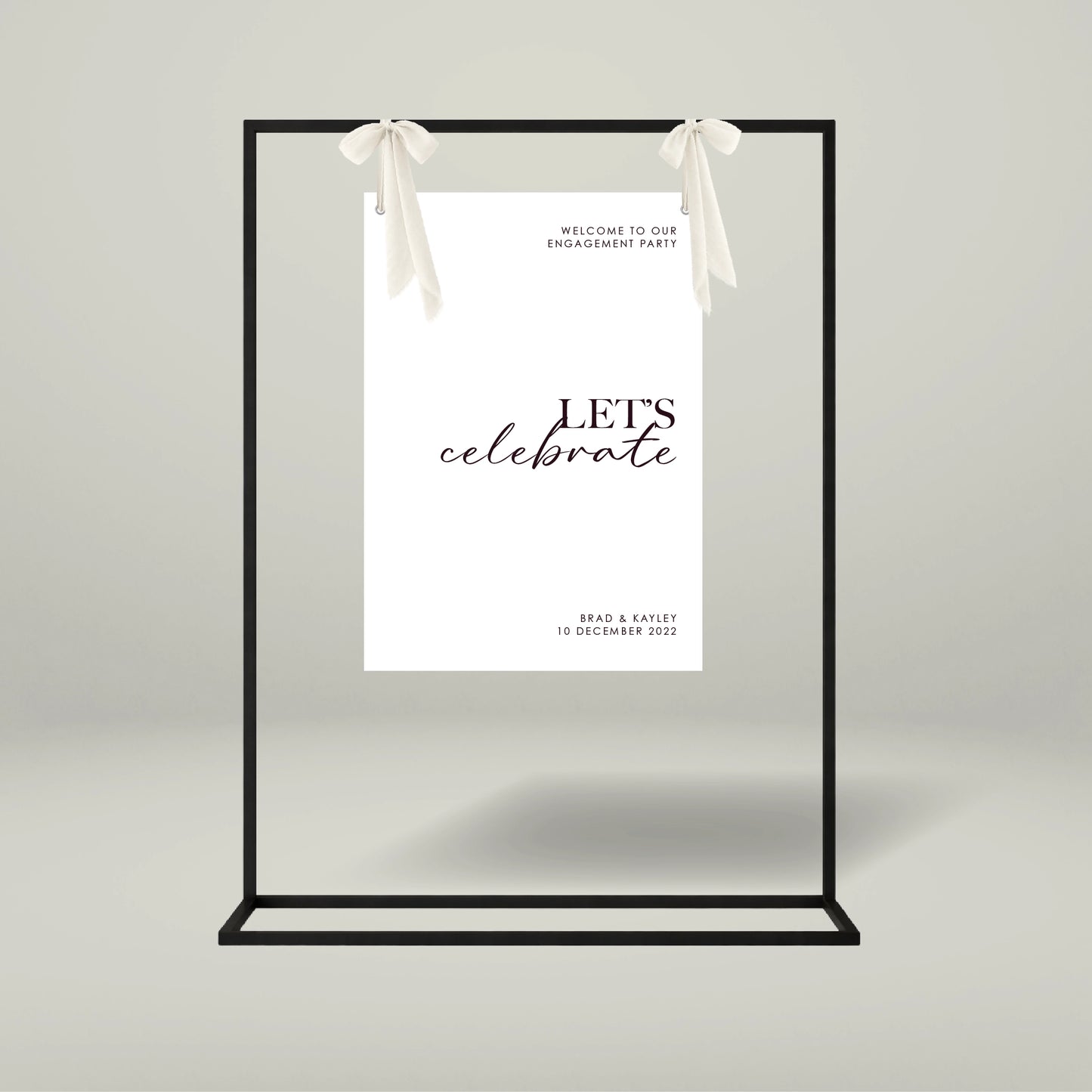 Engagement Party Welcome Sign - Forever