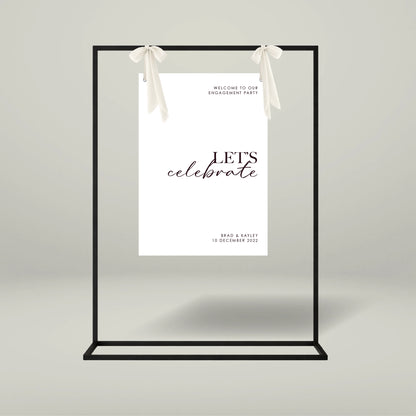 Engagement Party Welcome Sign - Forever