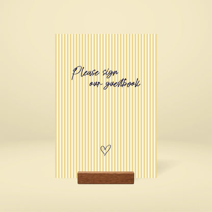 Guest Book Sign - Limoncello