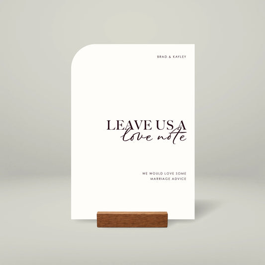 Guest Book Sign - Forever