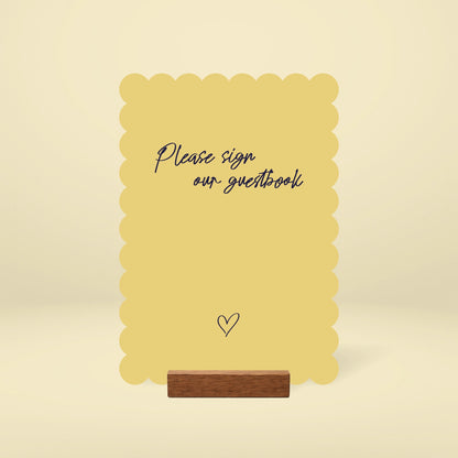 Guest Book Sign - Limoncello