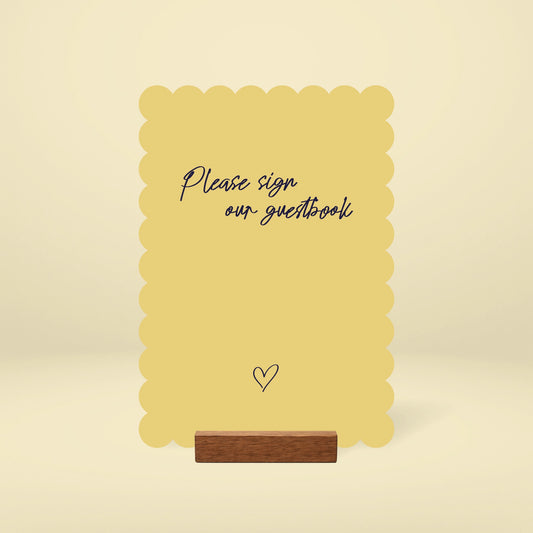 Guest Book Sign - Limoncello
