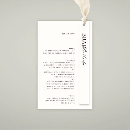 Place Menu + Name Card Stack - Forever