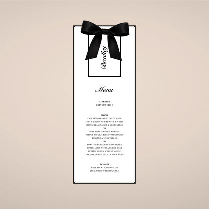 Place Menu + Name Card Stack - Solae