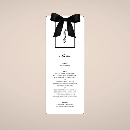 Place Menu + Name Card Stack - Solae