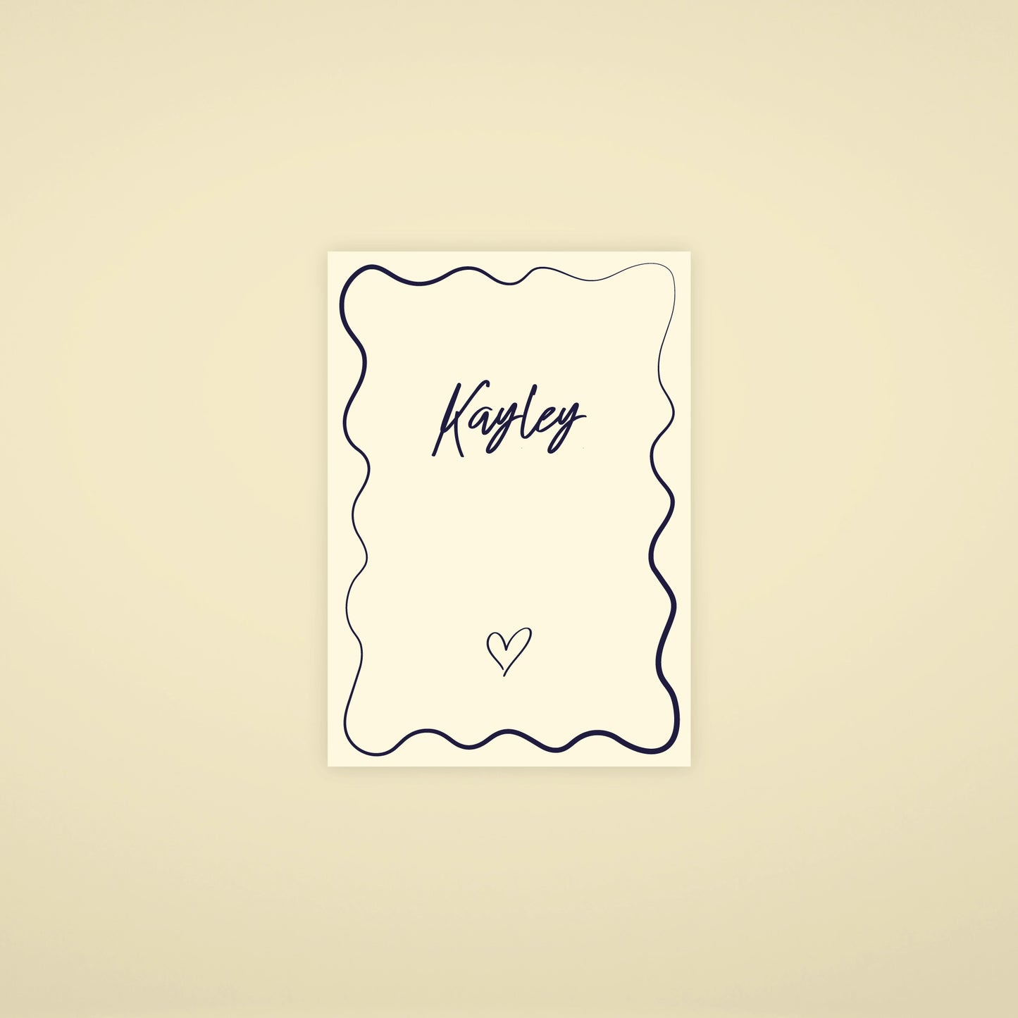 Name Card - Limoncello