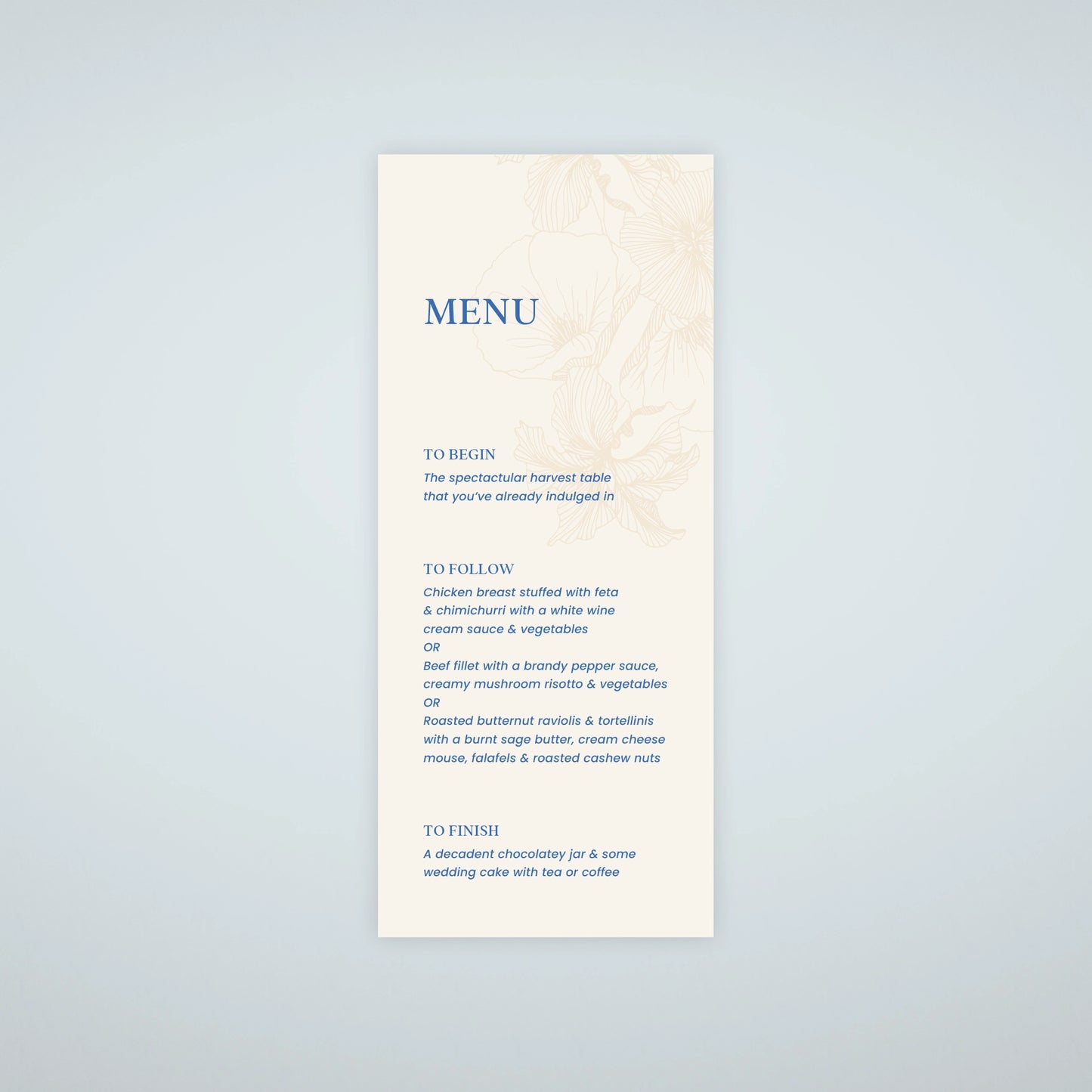 Place Menu - Nothing Else