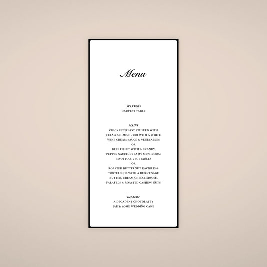 Place Menu - Solae