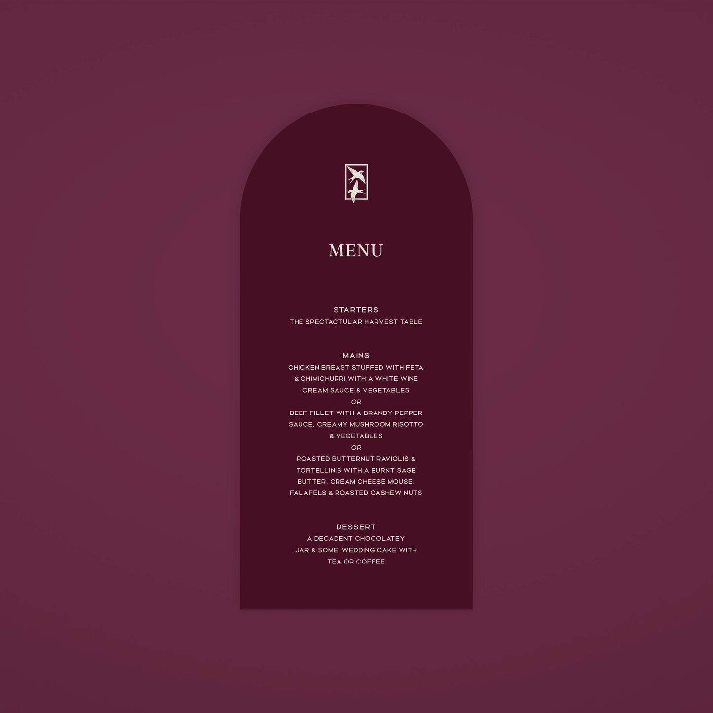 Place Menu - Ever After