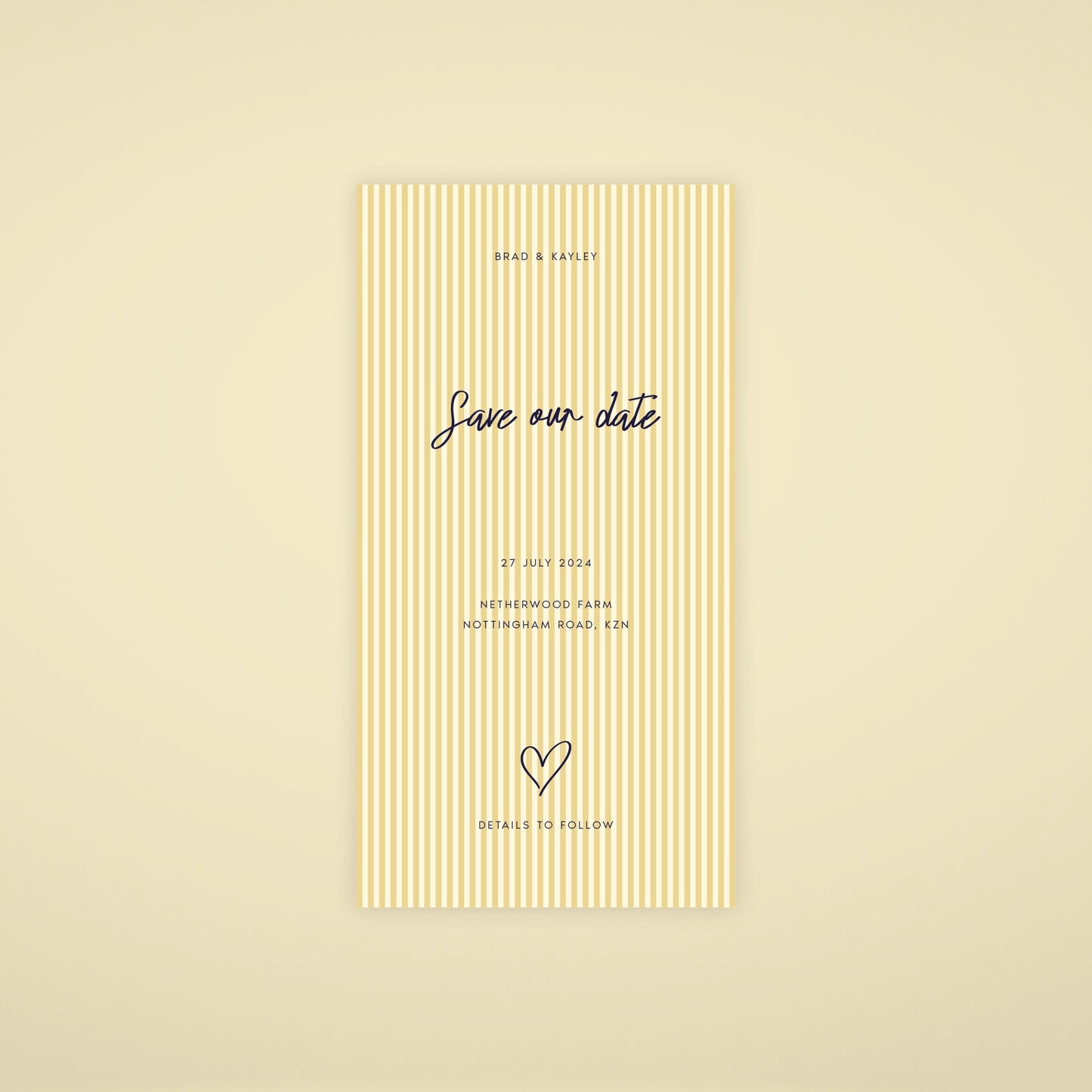 Save The Date - Limoncello