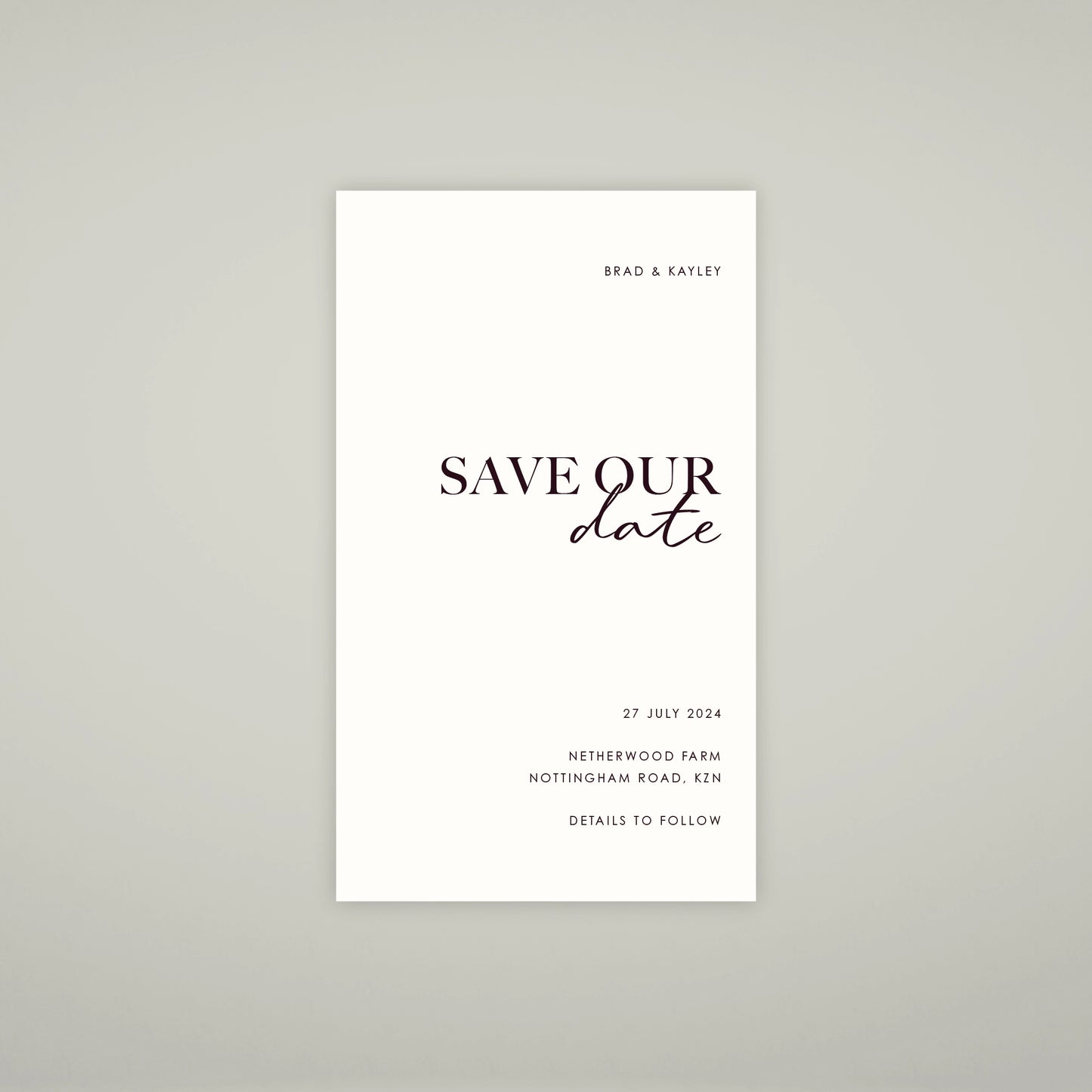 Save The Date - Forever