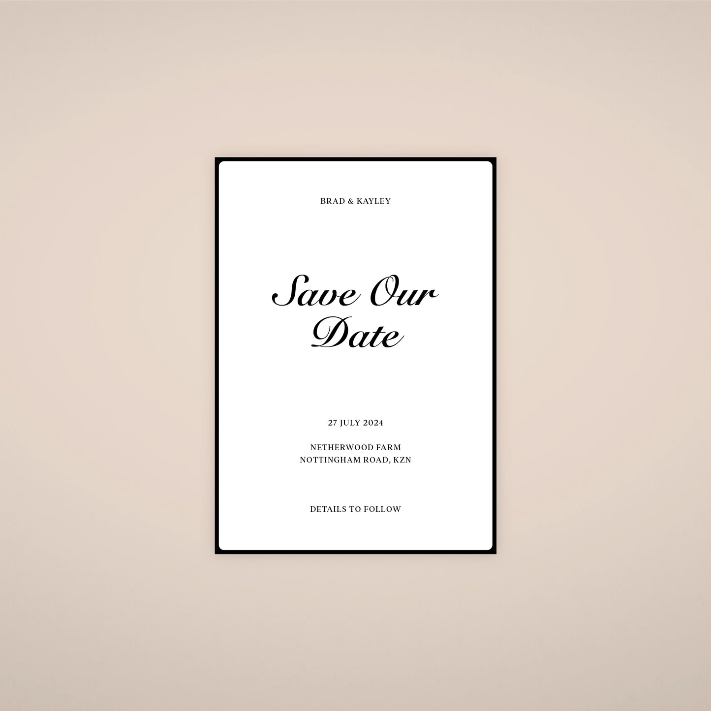 Save The Date - Solae