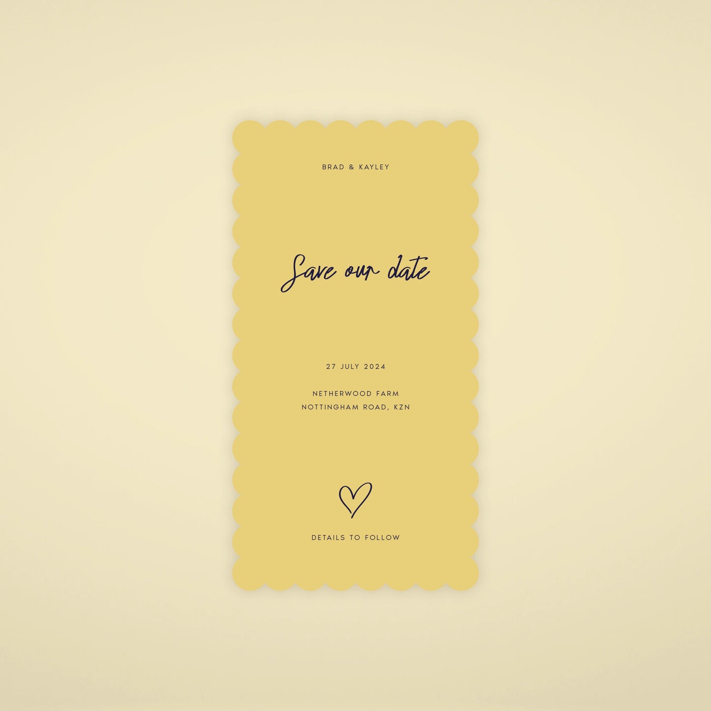 Save The Date - Limoncello