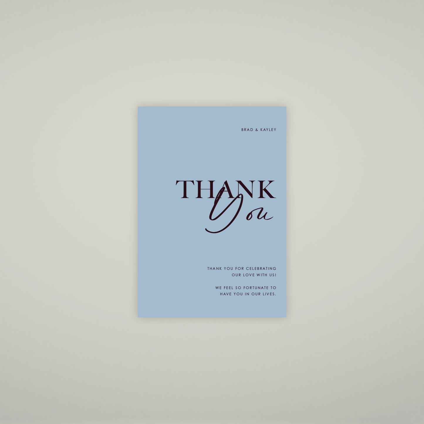 Thank You Card - Forever