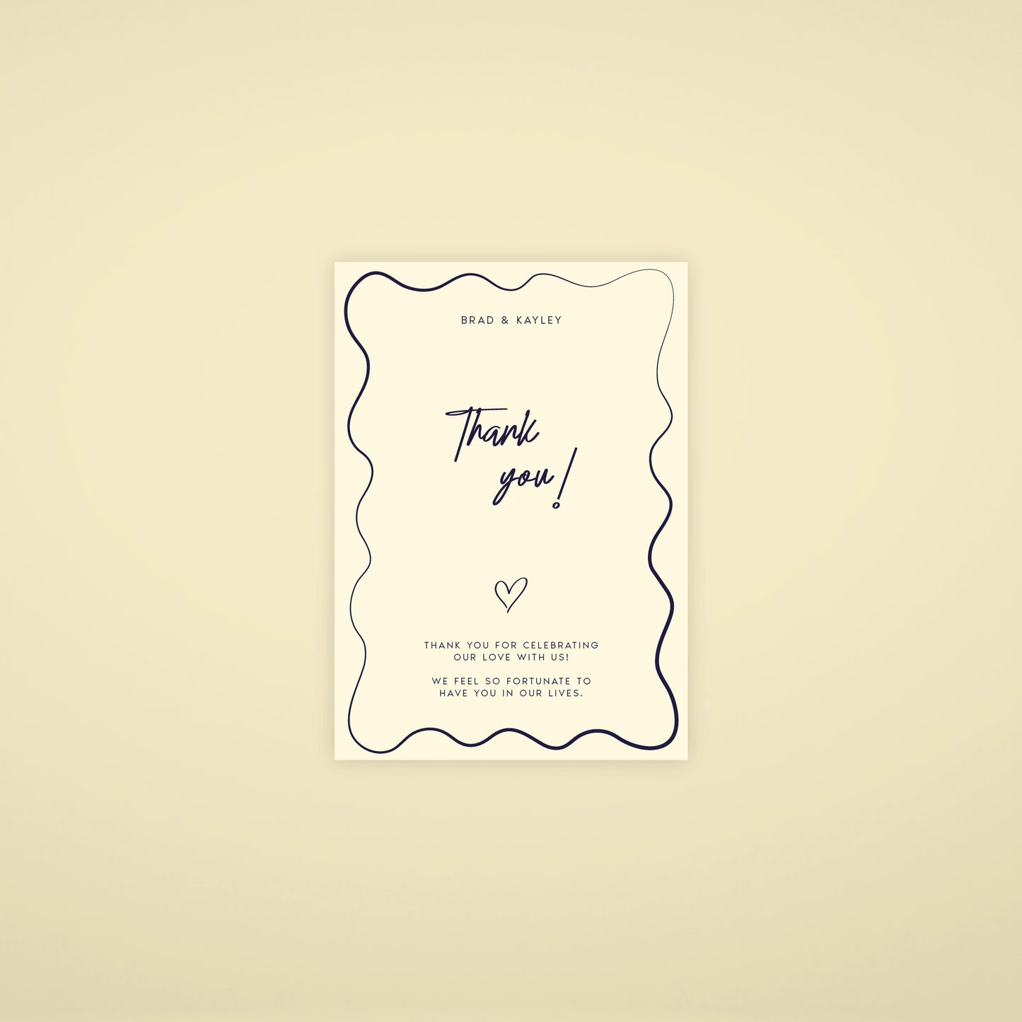 Thank You Card - Limoncello