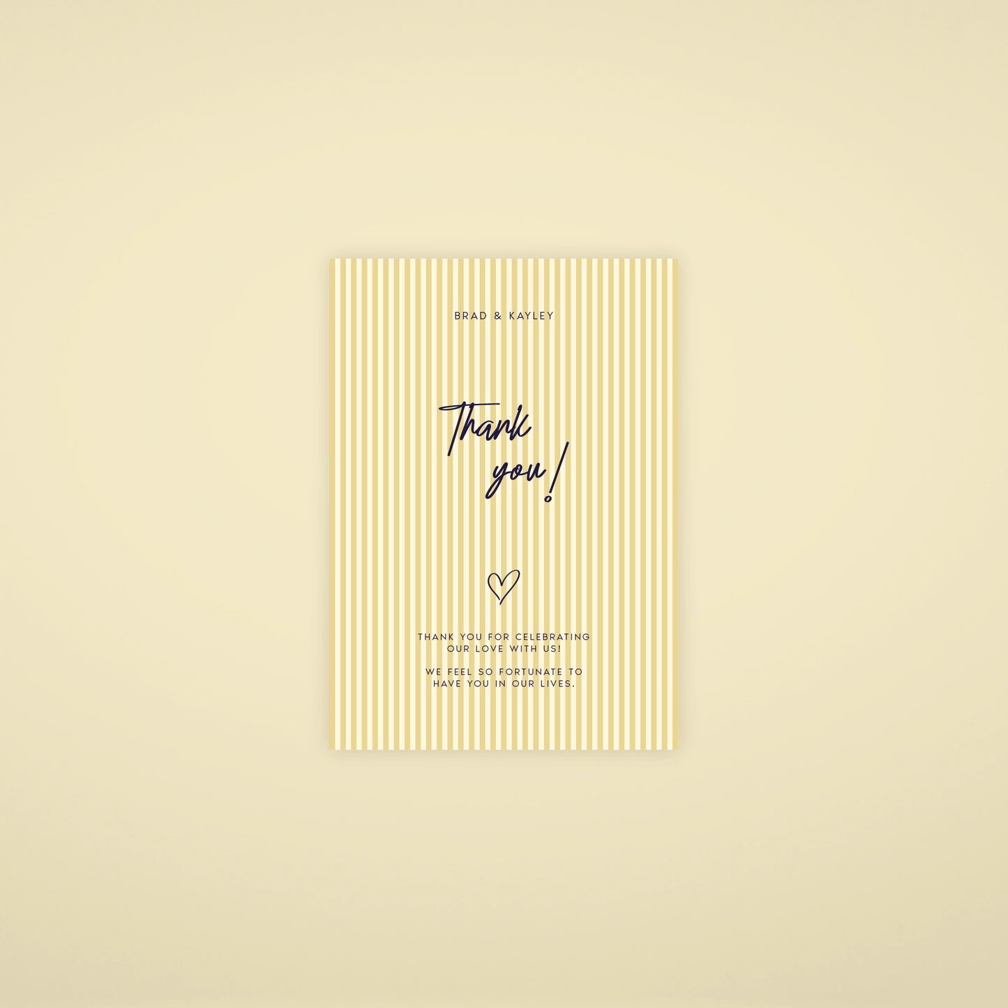 Thank You Card - Limoncello