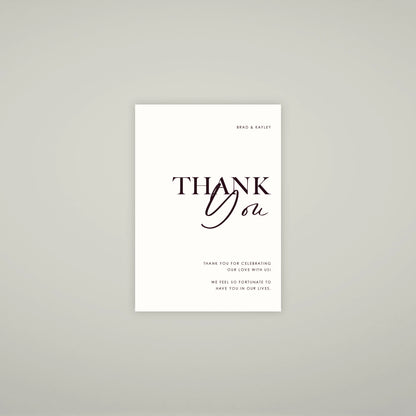 Thank You Card - Forever