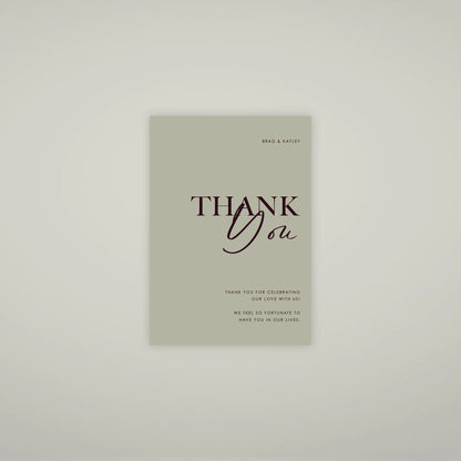 Thank You Card - Forever
