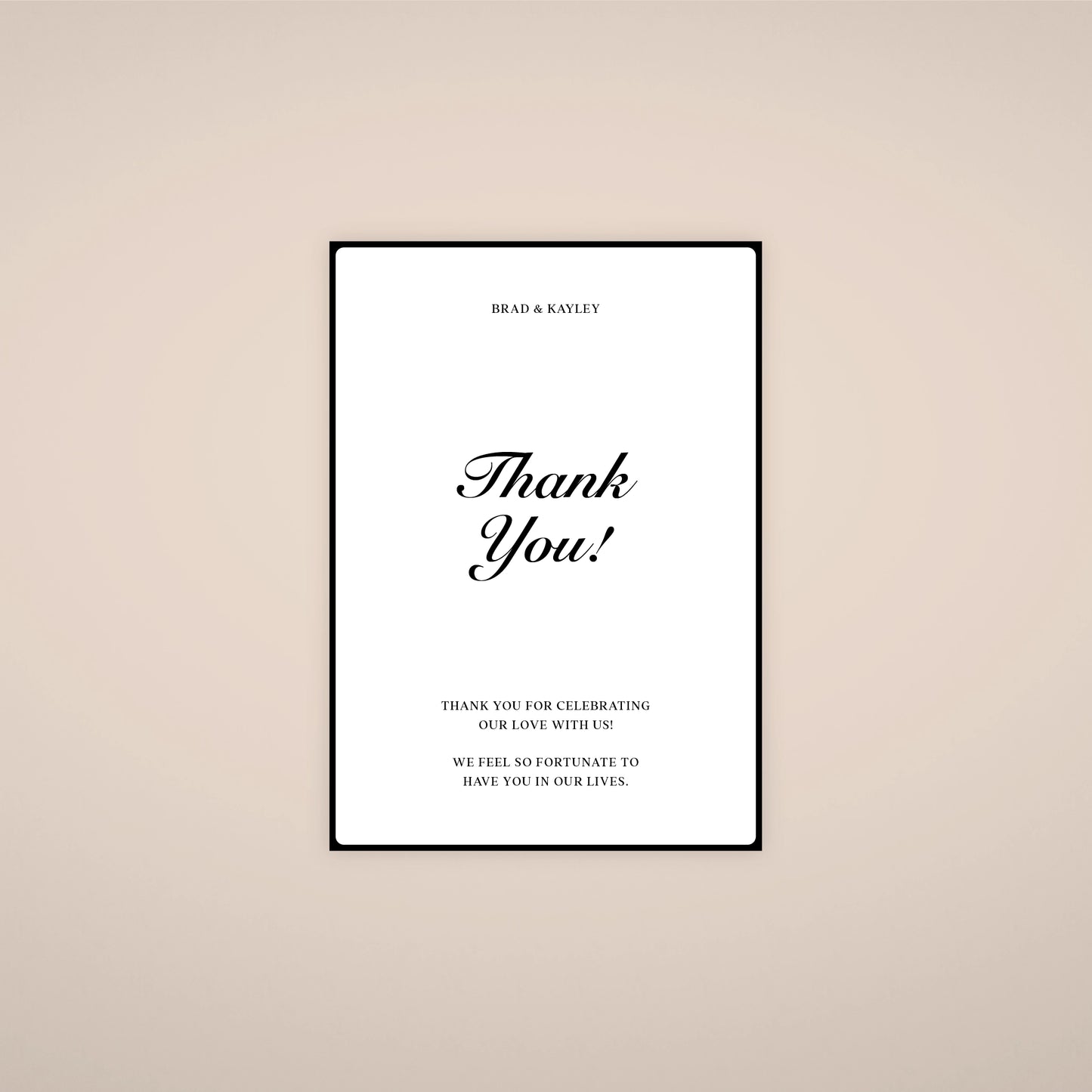 Thank You Card - Solae