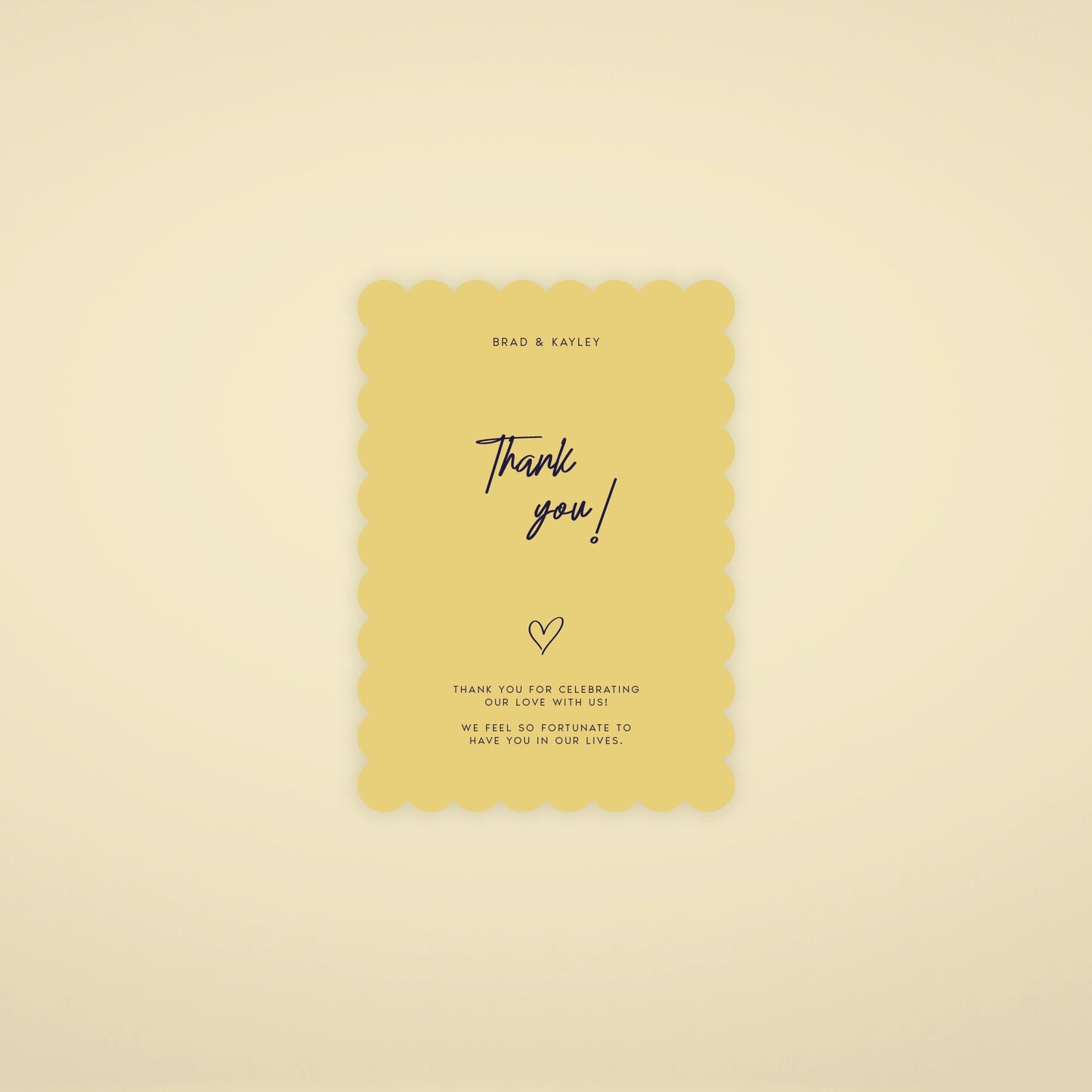 Thank You Card - Limoncello