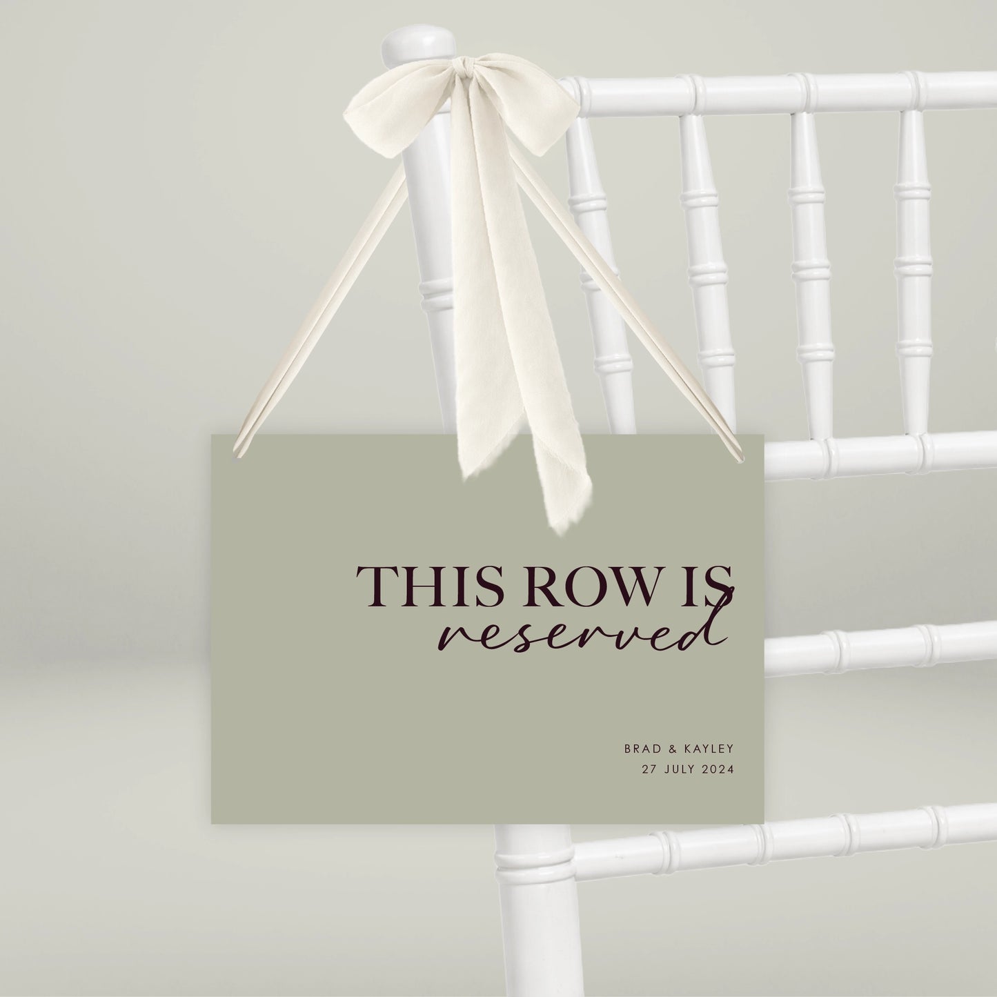 Reserved Row - Forever
