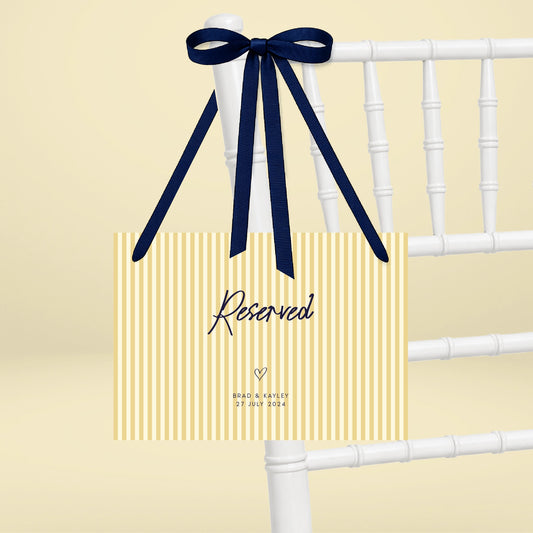 Reserved Row - Limoncello