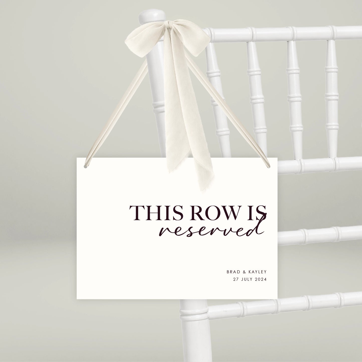Reserved Row - Forever