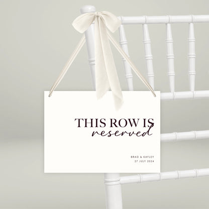 Reserved Row - Forever