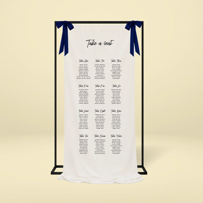 Fabric Seating Chart - Limoncello