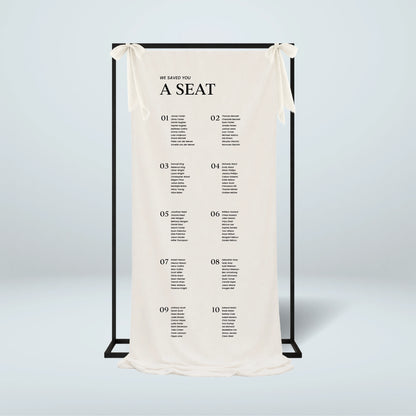 Fabric Seating Chart - Nothing Else