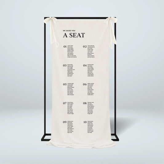 Fabric Seating Chart - Nothing Else