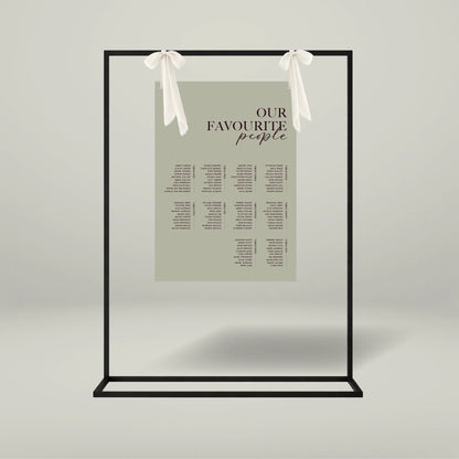 Seating Chart - Forever