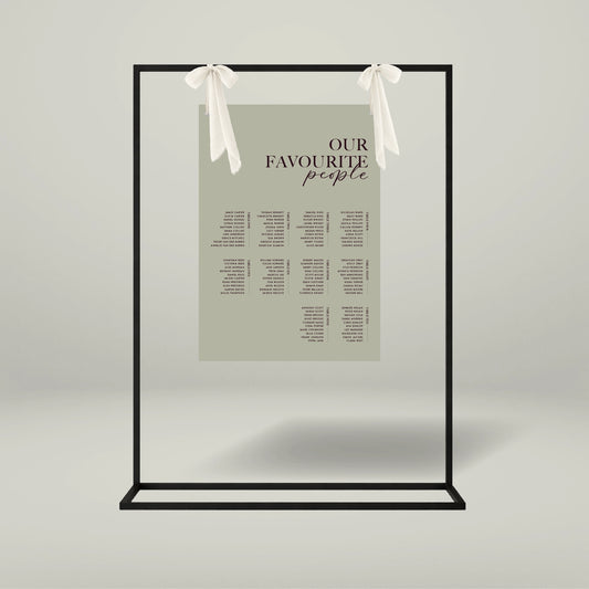 Seating Chart - Forever