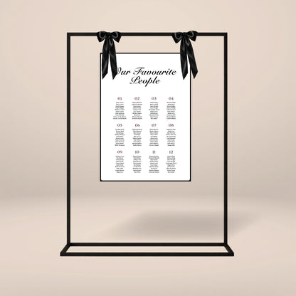 Seating Chart - Solae