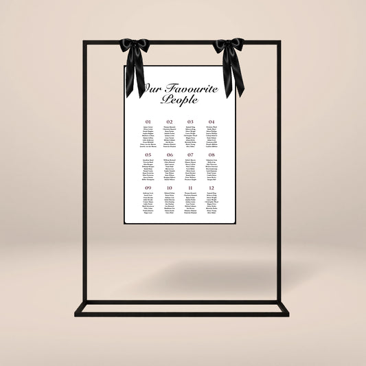 Seating Chart - Solae