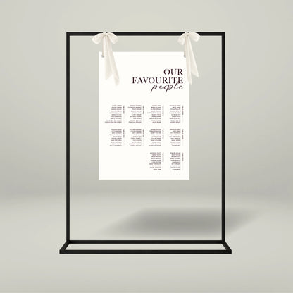 Seating Chart - Forever