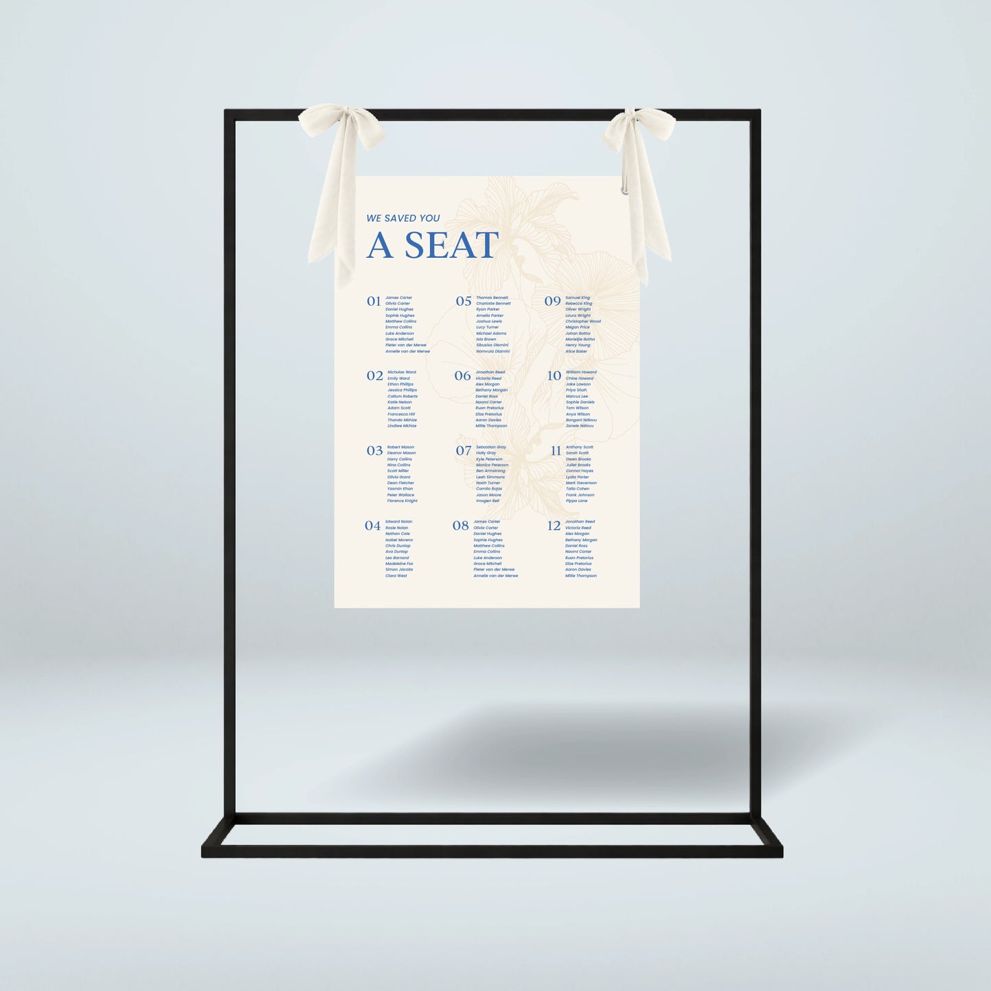 Seating Chart - Nothing Else