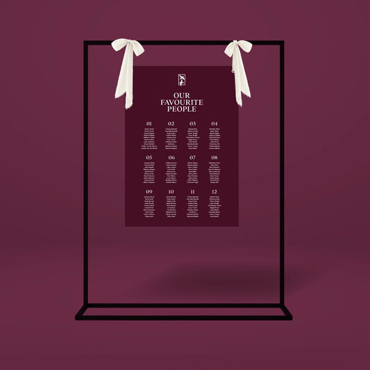Seating Chart - Ever After
