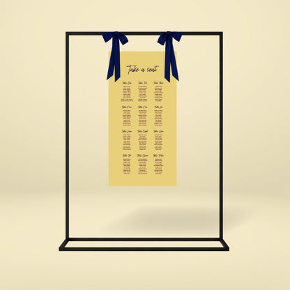 Seating Chart - Limoncello