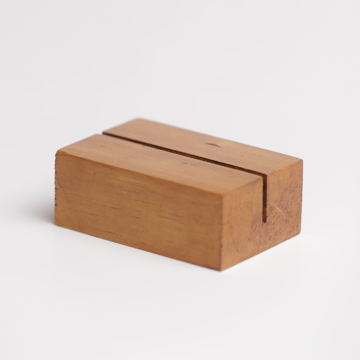 Wooden Block Stand, Varnished - 5 Pack