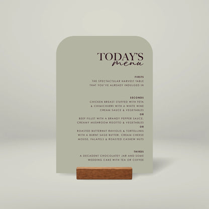 Table Menu - Forever