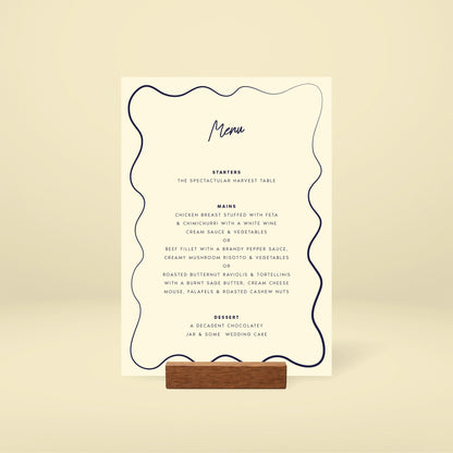 Table Menu - Limoncello