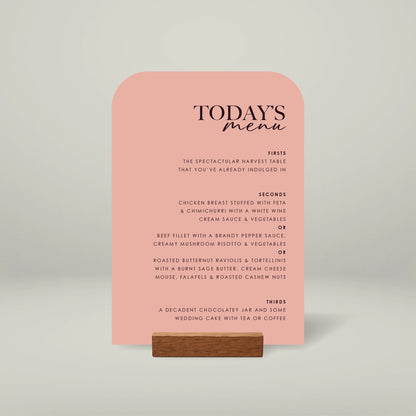 Table Menu - Forever
