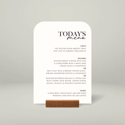 Table Menu - Forever