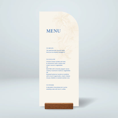 Table Menu - Nothing Else