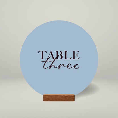 Table Numbers - Forever